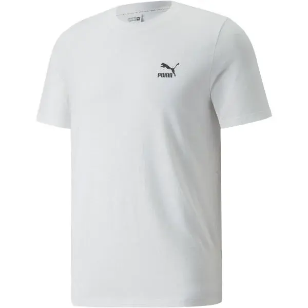 Puma CLASSICS SMALL LOGO TEE Pánské triko, bílá, velikost