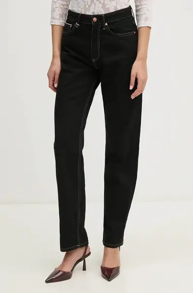 Džíny United Colors of Benetton dámské, high waist, 49BTDE023