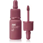 peripera Ink Velvet sametová rtěnka odstín 41 Cool Off Rosy 4 g