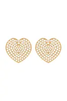 Pozlacené náušnice Lilou Microsetting