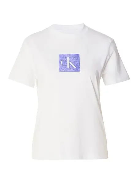 Calvin Klein Jeans Tričko  modrá / biela