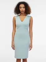 Mentolové dámske púzdrové šaty ORSAY
