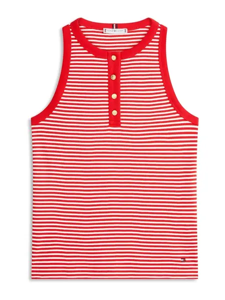 TOMMY HILFIGER Top  námornícka modrá / červená / biela