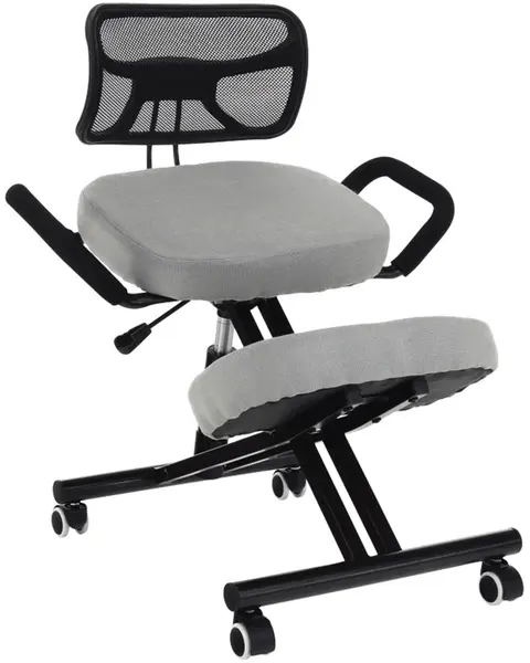 TEMPO KONDELA Ergonomická klekačka RUFUS šedohnědá Taupe