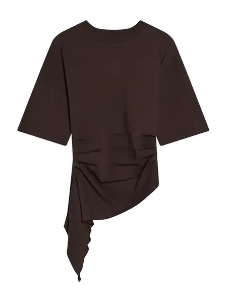 Bershka Tričko  čokoládová