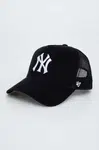 Kšiltovka 47brand MLB New York Yankees černá barva, s aplikací