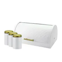 Haus Roland Chlebník + 3 dózy na potraviny, bílý