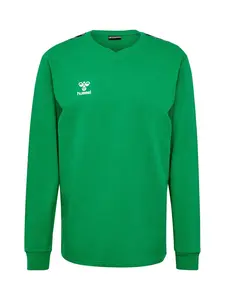 Hummel Športová mikina 'Authentic'  zelená / biela