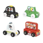 Janod Crossroads Dřevěná autíčka Velká Británie