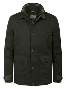 Petrol Industries Zimná bunda  tmavozelená / čierna