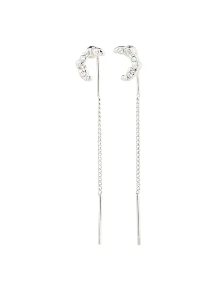 Pilgrim Náušnice 'Kora'  strieborná