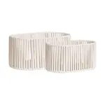 Sada úložných košů House Nordic Arese 2-pack bílá barva
