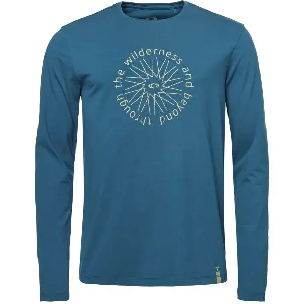 LOAP ALBORG Pánske voľnočasové tričko, modrá, veľkosť