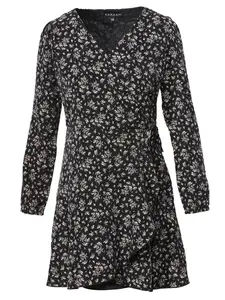 KOROSHI Šaty  čierna / biela