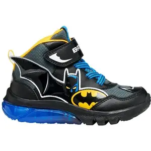 Geox J CIBERDRON Chlapecká volnočasová obuv, černá, velikost