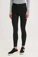 Džíny Pepe Jeans SUPER SKINNY JEANS HW dámské, černá barva, PL204738XM7
