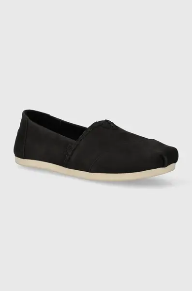 Nubukové espadrilky Toms Alpargata
