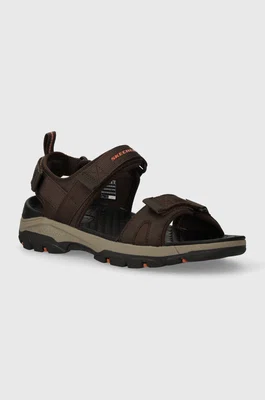 Sandály Skechers Tresmen pánské, hnědá barva