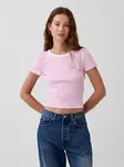 GAP rebrované tričko s logom
