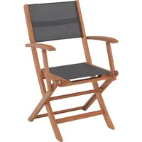 Ambia Garden ZAHRADNÍ SKLÁDACÍ KŘESLO, dřevo, textil