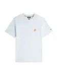TOMMY HILFIGER Tričko  pastelovo modrá / oranžová