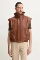 Kožená vesta Pinko