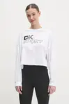 DKNY Bavlněné tričko s dlouhým rukávem Dkny