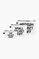 Sada taštiček LOQI Snask 3-pack více barev