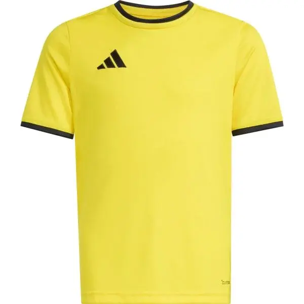 adidas ENTRADA 26 JERSEY Y Detské športové tričko, žltá, veľkosť
