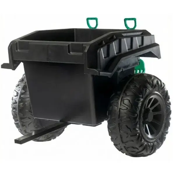 BLUETOUCH WAGON Přívěsný vozík za dětskou elektrickou čtyřkolku, černá, velikost