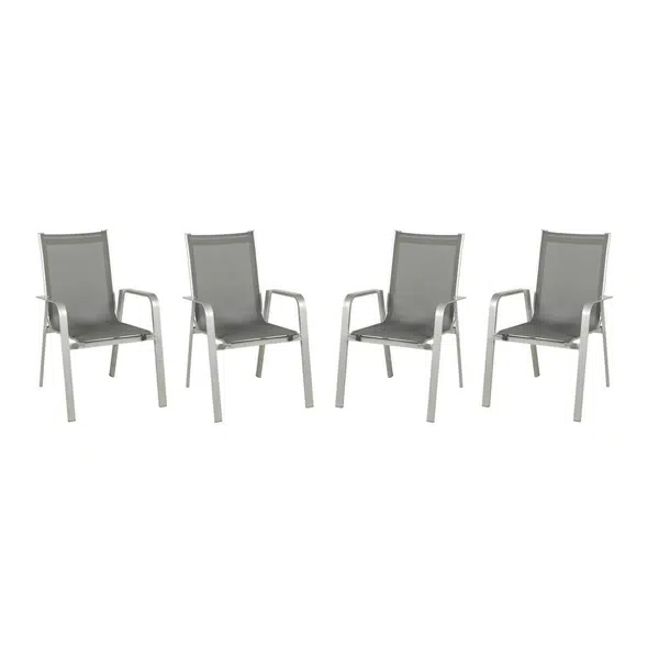 Acamp SADA ZAHR. ŽIDLÍ 4 ks, kov, textil