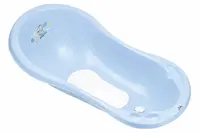 Detská vanička Zebra s výpustom a protišmykovou podložkou, 84 cm - modrá