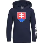 PROGRESS SK HOODY JR Juniorská mikina pro fanoušky, tmavě modrá, velikost 140-146