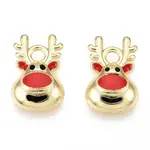 Golden Plated Alloy Enamel Charms