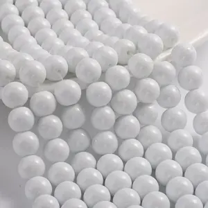 Painted Glass Bead Strands