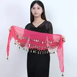72 Coin Sequins Gauze Belly Dance Waist Belt