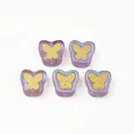 Electroplate Transparent Handmade Lampwork Beads