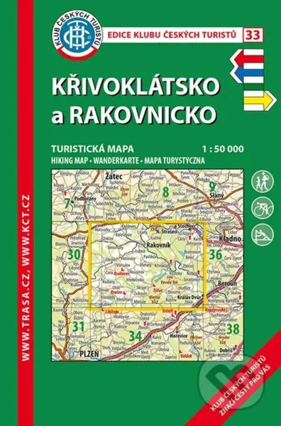 KČT 33s. Křivoklátsko, Rakovnicko