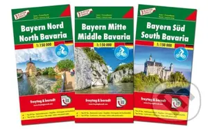 Bayern 1:150.000 set - 3 mapy