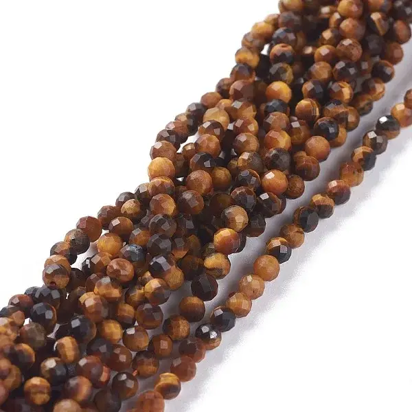 Natural Yellow Tiger Eye Beads Strands