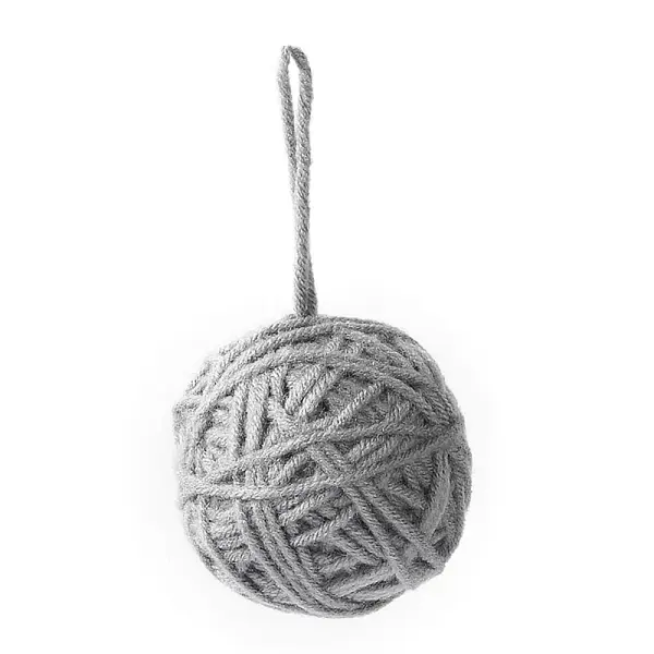 Yarn Knitted Christmas Ball Ornaments