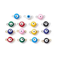 Brass Enamel Connector Charms