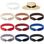 10Pcs 10 Colors Bowknot Polyester Hat Band