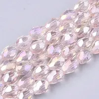 Electroplate Glass Beads Strands