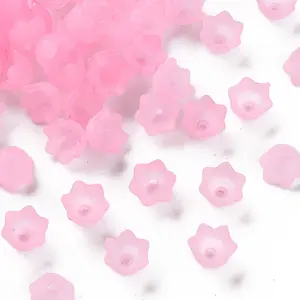 Transparent Acrylic Beads Caps