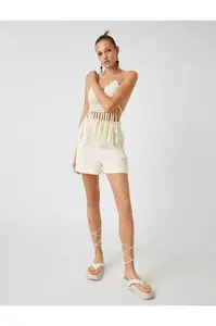 Koton Šortky s kapsami a skládaným detailem