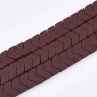 Spray Painted Non-magnetic Synthetic Hematite Beads Strands