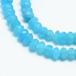 Natural White Jade Bead Strands