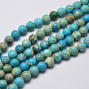Natural Imperial Jasper Beads Strands