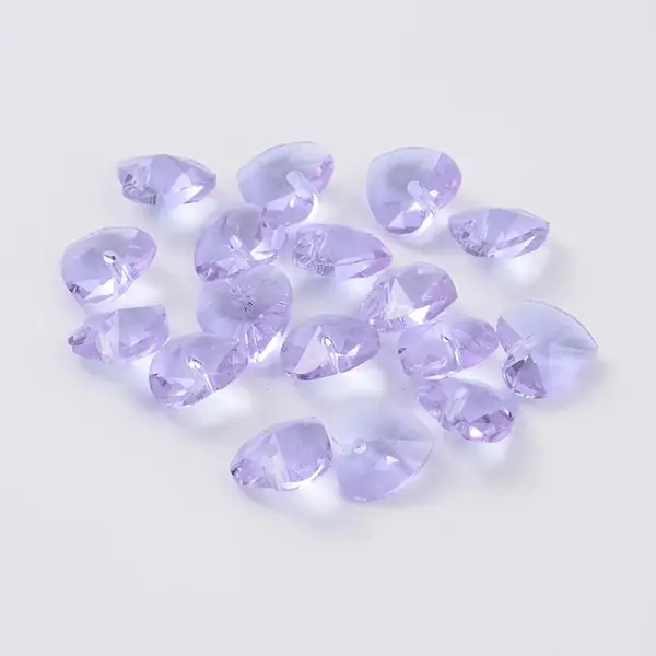 Romantic Valentines Ideas Glass Charms